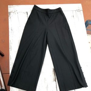 NEW WHITE HOUSE BLACK MARKET WIDE CROP TROUSER
